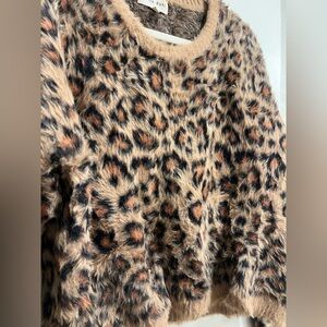 Bella Dahl Brown Fuzzy Sweater